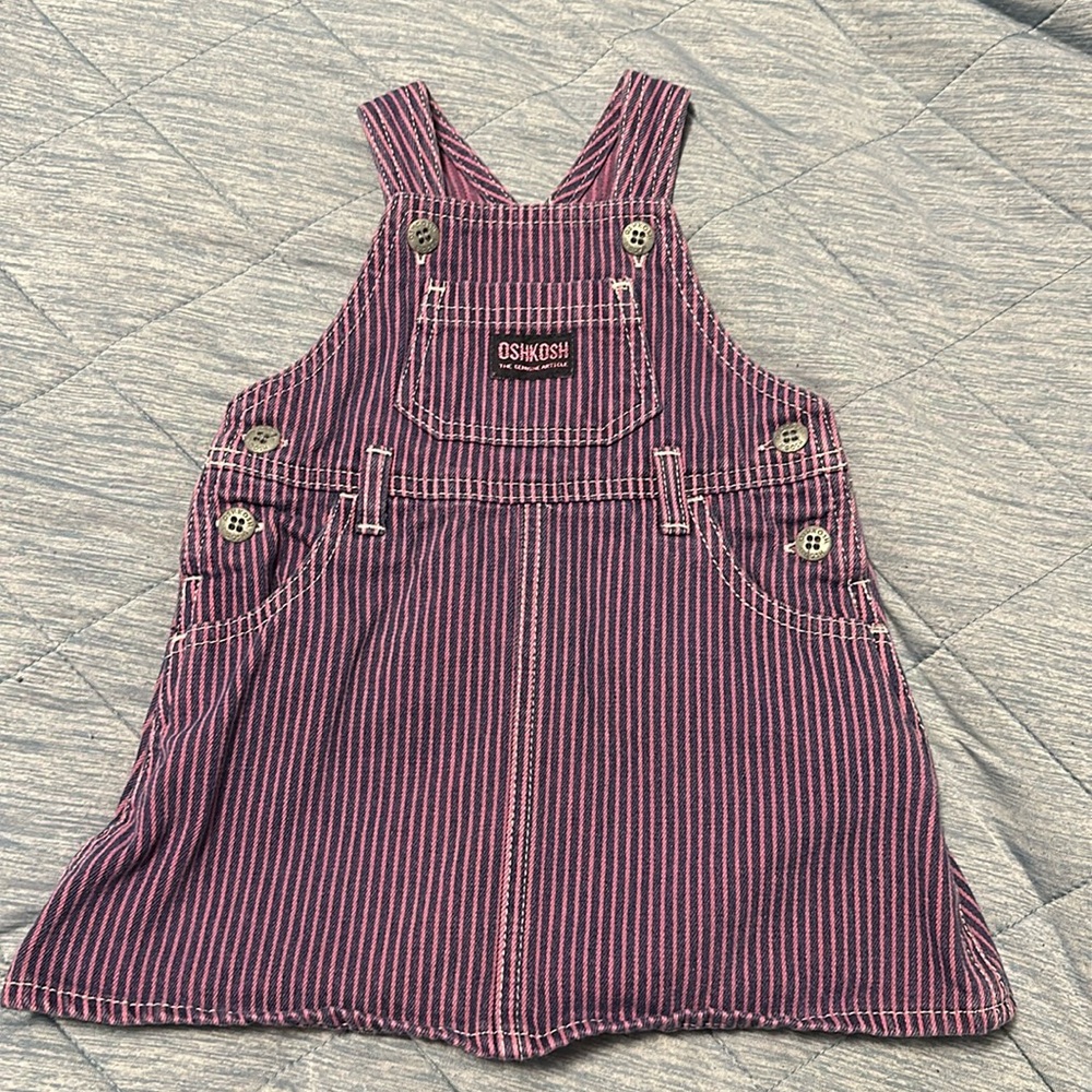 New Osk Kosh denim overall dress